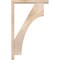 Ekena Millwork Westlake Block Smooth Bracket w/ Offset Brace, Douglas Fir, 3 1/2"W x 20"D x 32"H BKT0402X20X32WTL05SDF - alternate 4